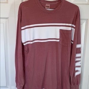 VS pink long sleeve t